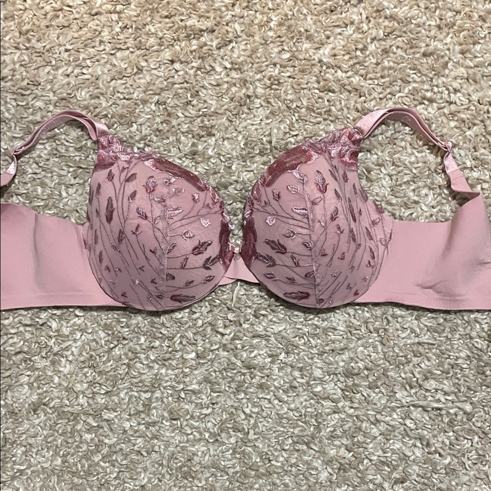 Storksak Pink Floral Lace Bra